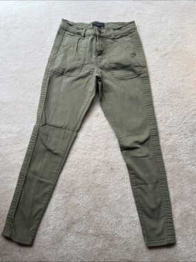 Banana Republic Olive Green Skinny Jeans